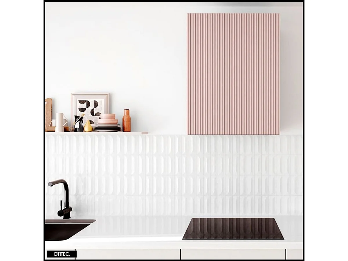 Hotte Murale Aspirante Silencieuse - 60 cm - 720 m3/h - LOWIO - Rose Velour