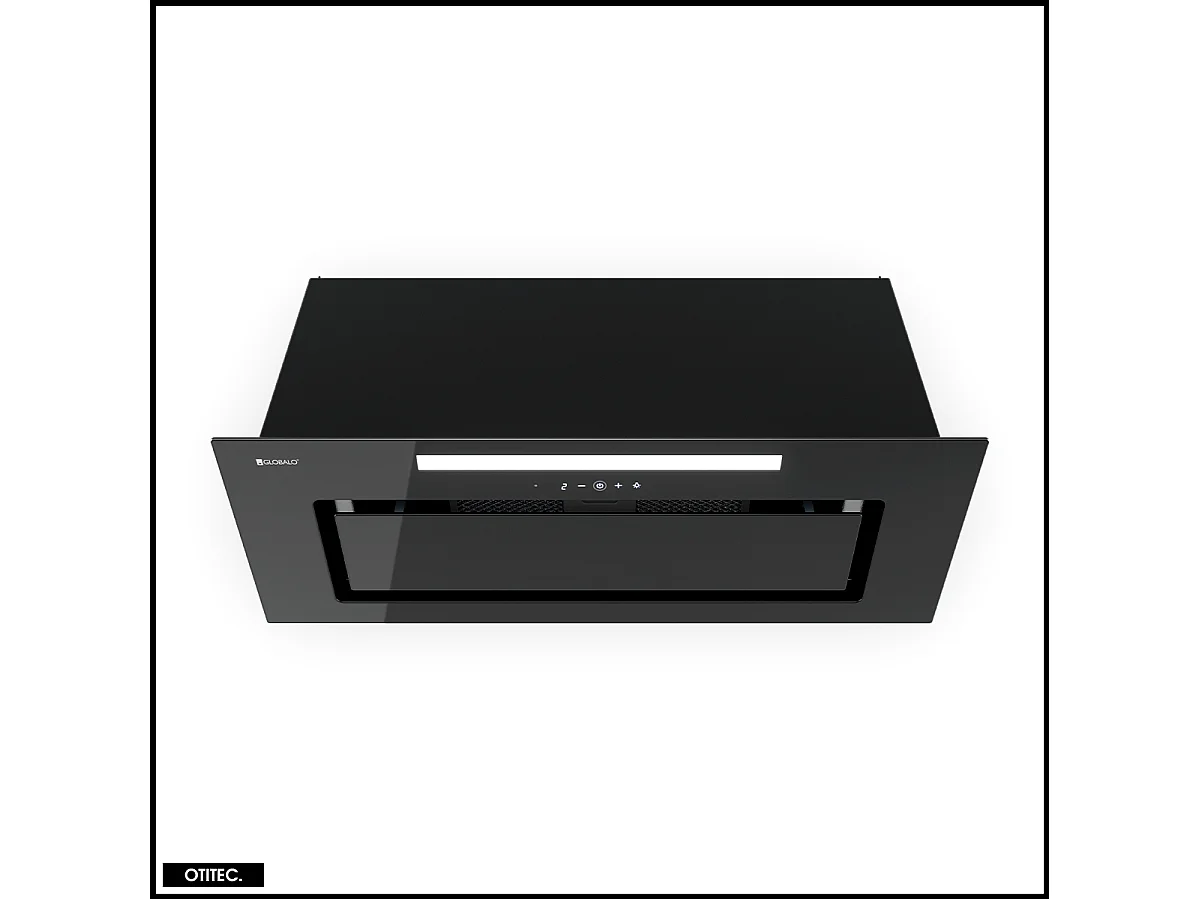 Hotte Casquette Aspirante Silencieuse - 80 cm - 510 m3/h - LOTEO - Noir