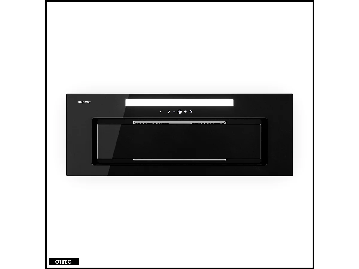 Hotte Casquette Aspirante Silencieuse - 80 cm - 510 m3/h - LOTEO - Noir