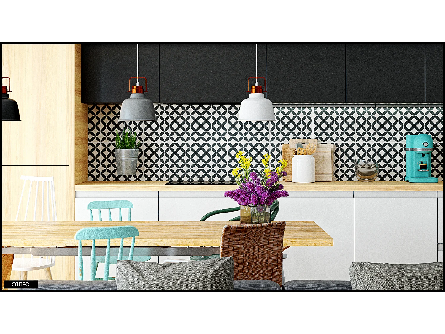 Hotte Casquette Aspirante Silencieuse - 80 cm - 510 m3/h - LOTEO - Noir