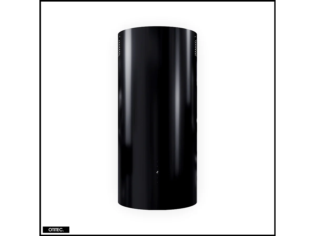 Hotte Murale Aspirante Silencieuse - 39 cm - 715 m3/h - WERENISO - Noir