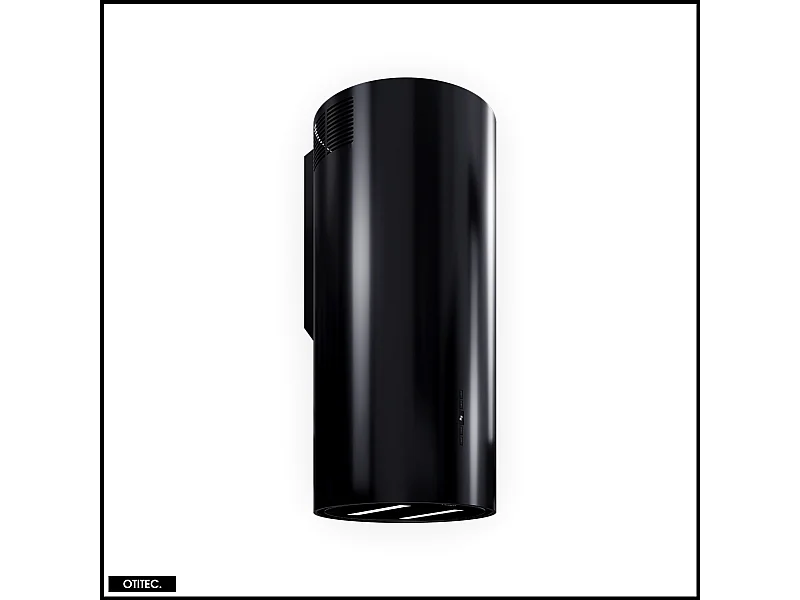 Hotte Murale Aspirante Silencieuse - 39 cm - 715 m3/h - WERENISO - Noir
