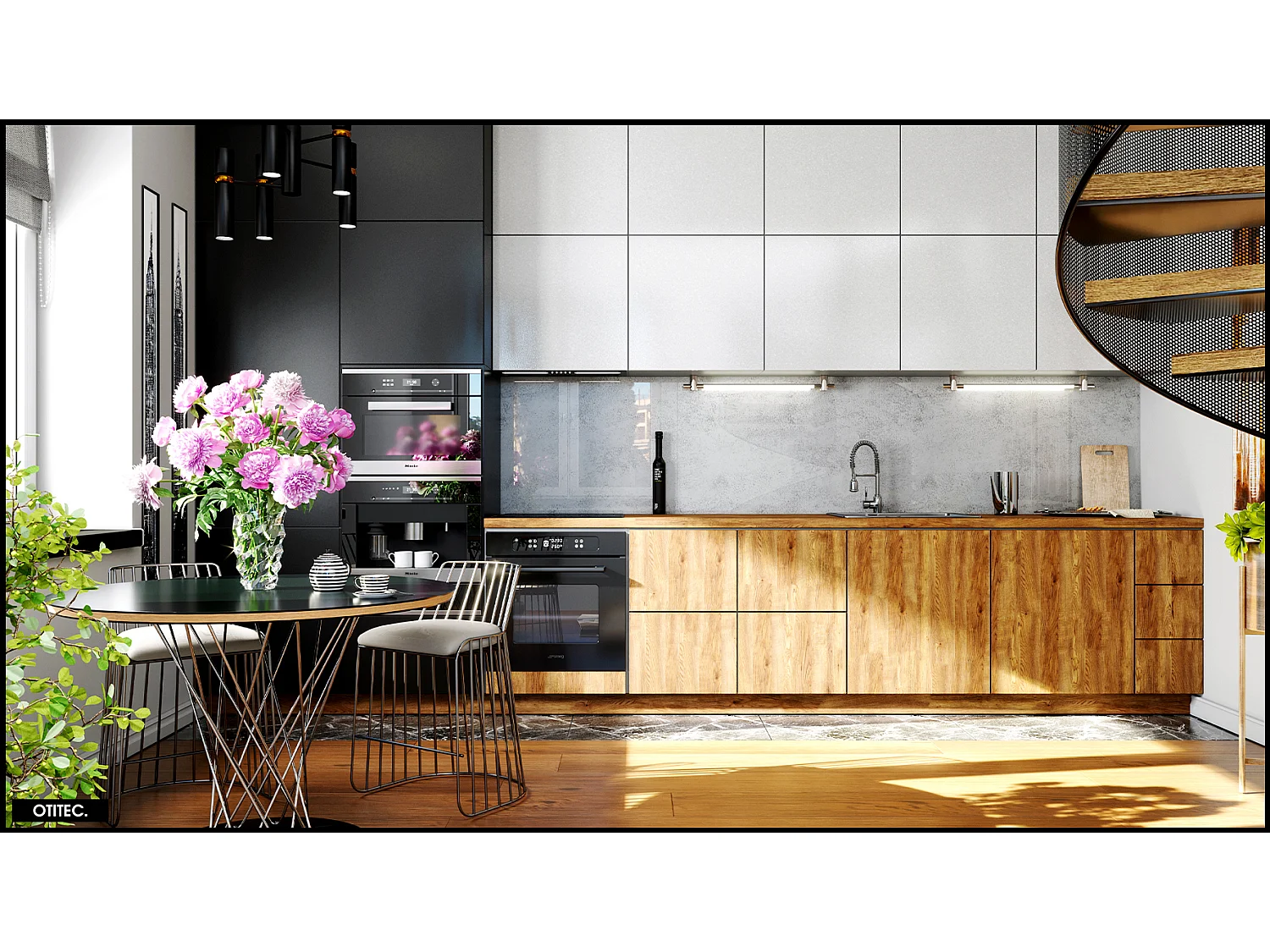 Hotte Casquette Aspirante Silencieuse - 60 cm - 320 m3/h - HADARIO - Noir