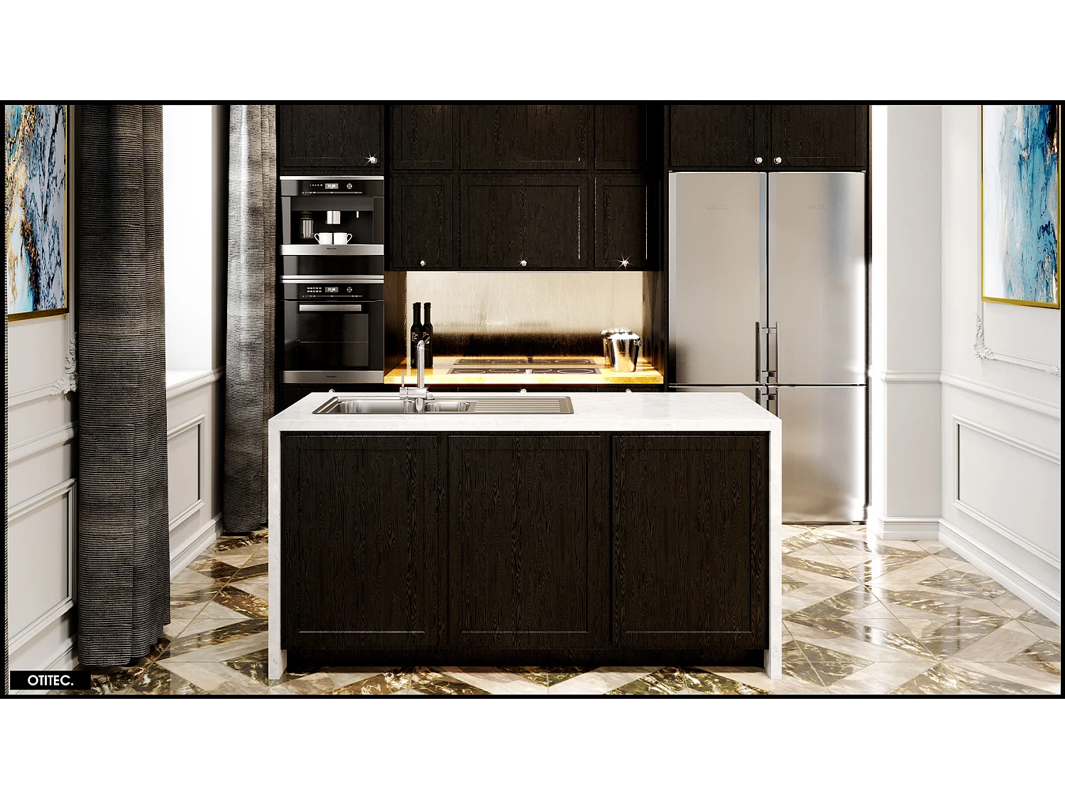 Hotte Casquette Aspirante Silencieuse - 80 cm - 565 m3/h - AGENDERO - Blanc