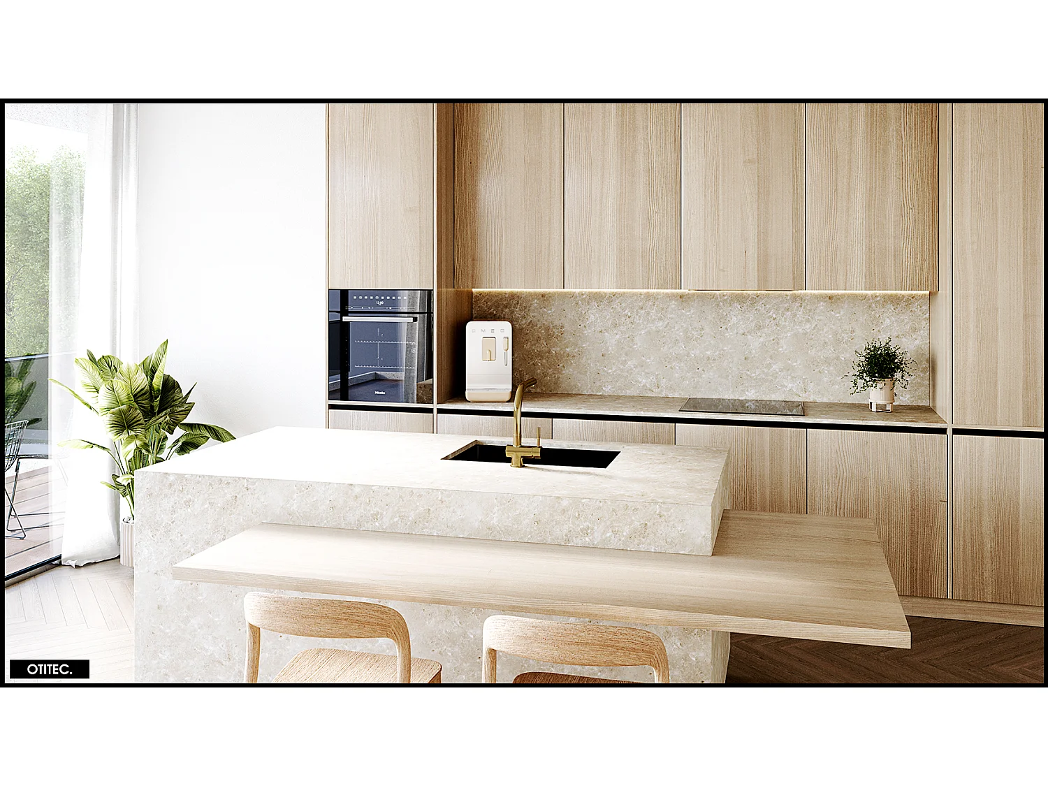 Hotte Casquette Aspirante Silencieuse - 60 cm - 545 m3/h - LUMOTION - Noir