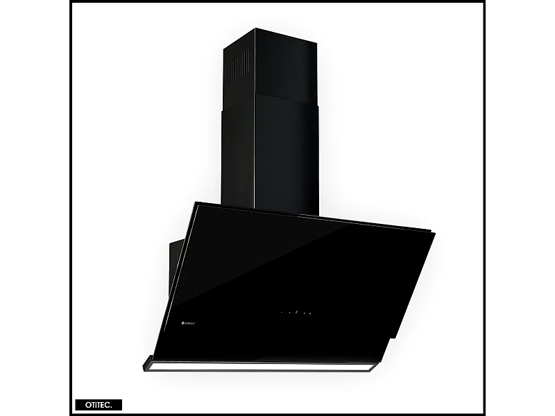 Hotte Murale Aspirante Silencieuse - 90 cm - 760 m3/h - ZENESOR - Noir