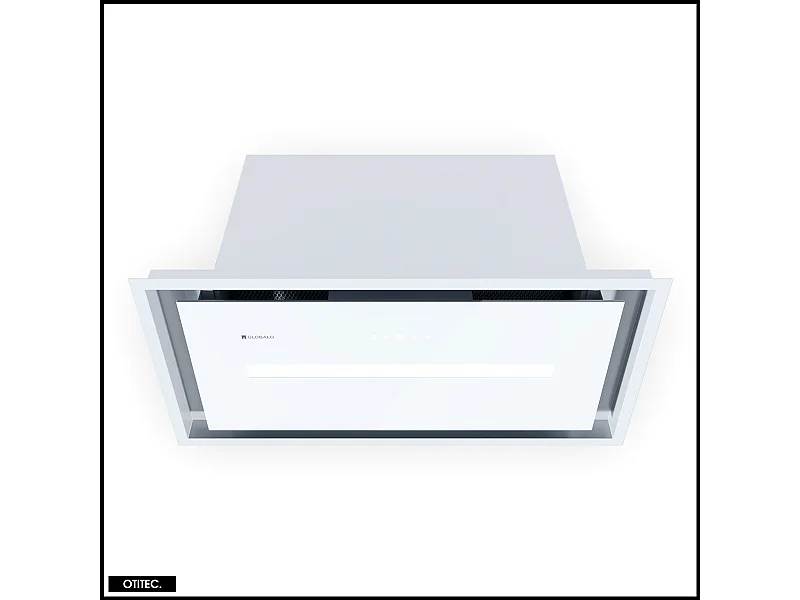 Hotte Casquette Aspirante Silencieuse - 60 cm - 720 m3/h - PINELIO - Blanc