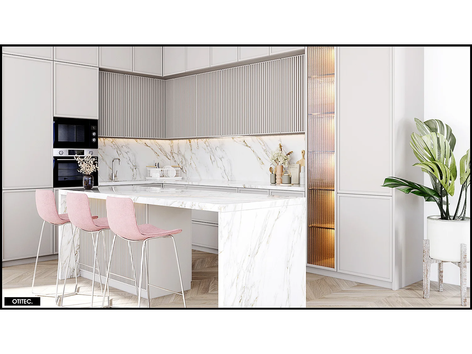 Hotte Casquette Aspirante Silencieuse - 60 cm - 720 m3/h - PINELIO - Blanc