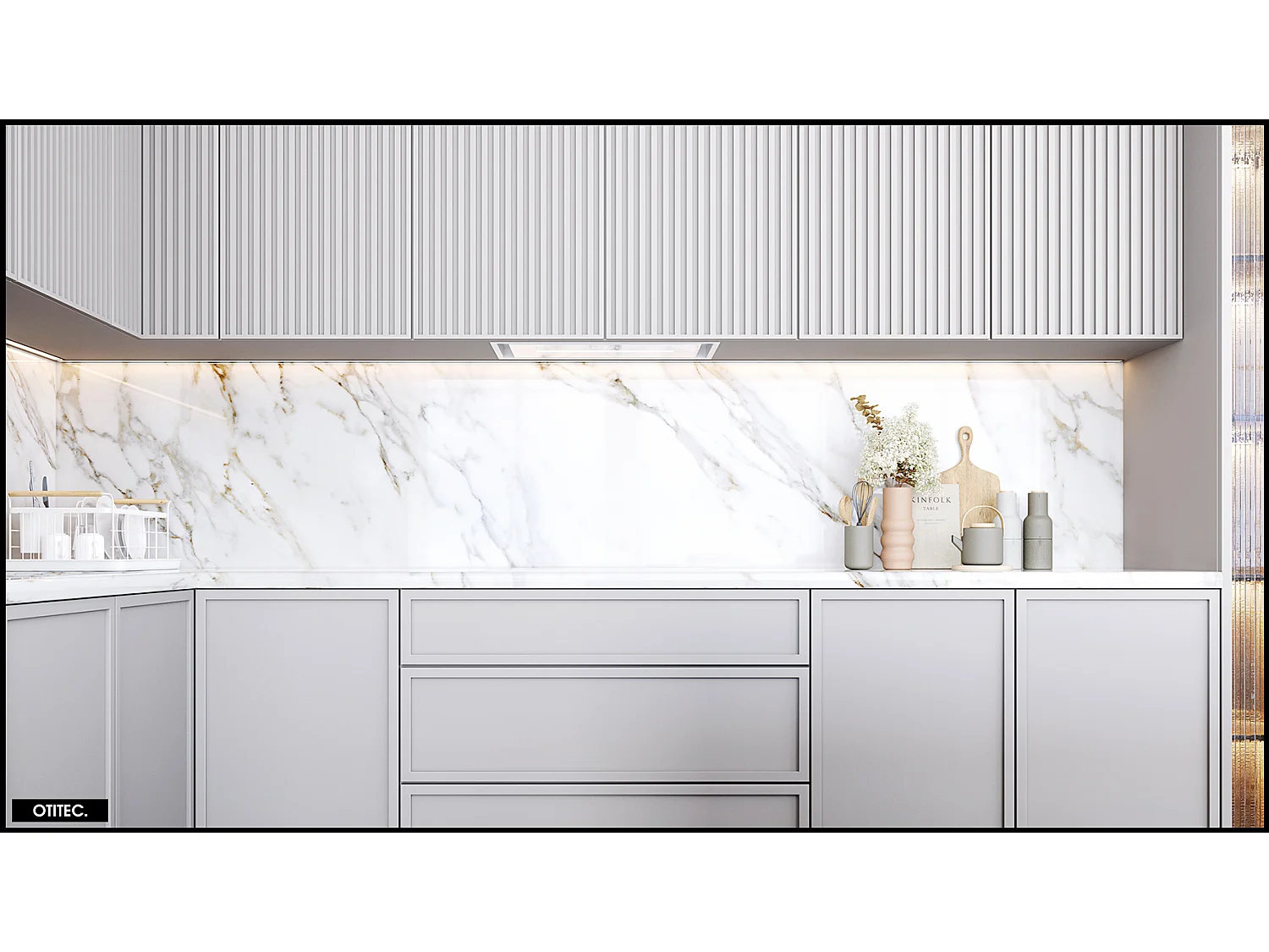 Hotte Casquette Aspirante Silencieuse - 60 cm - 720 m3/h - PINELIO - Blanc