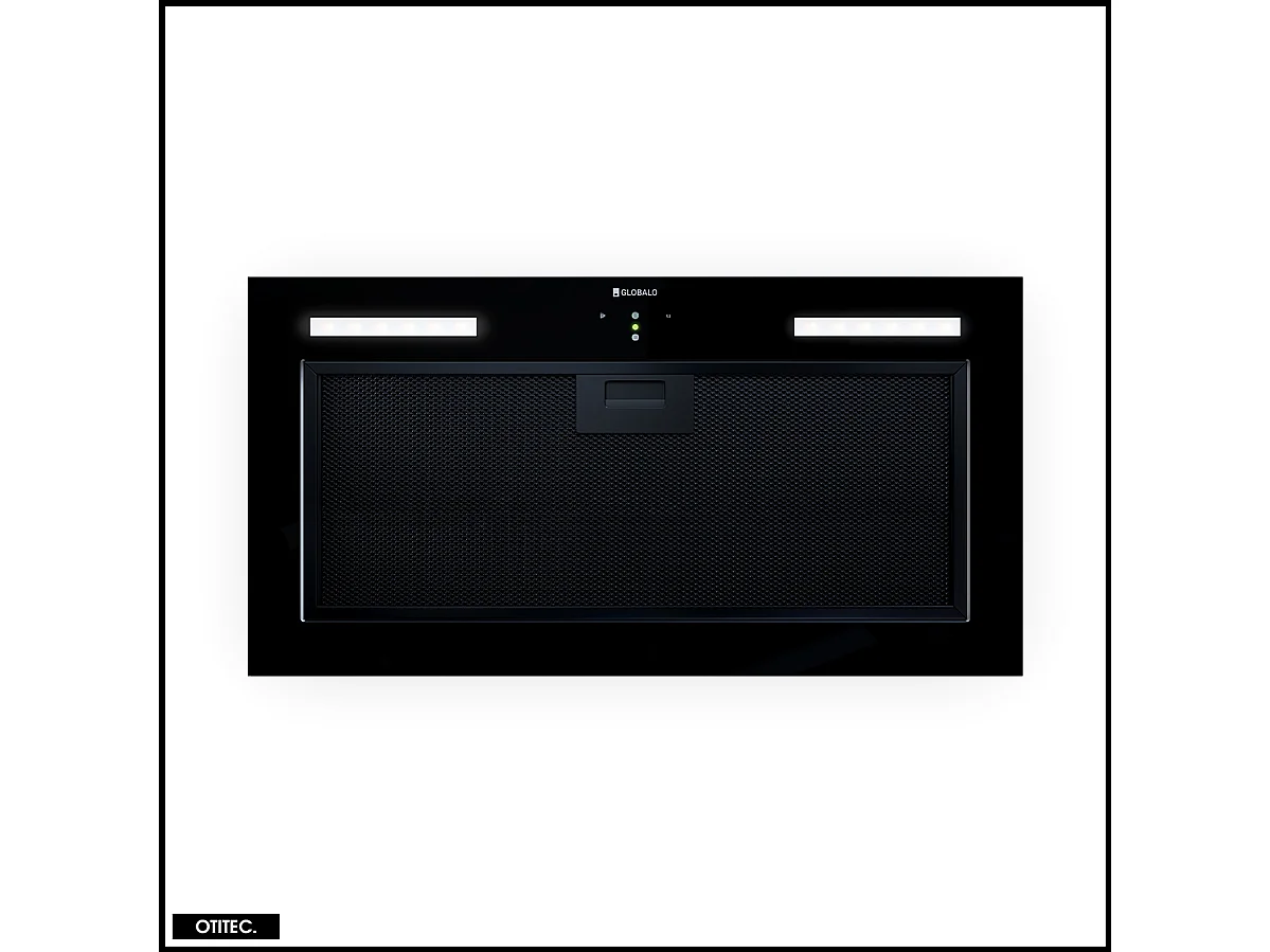 Hotte Casquette Aspirante Silencieuse - 60 cm - 445 m3/h - PIMOTION GEST - Noir