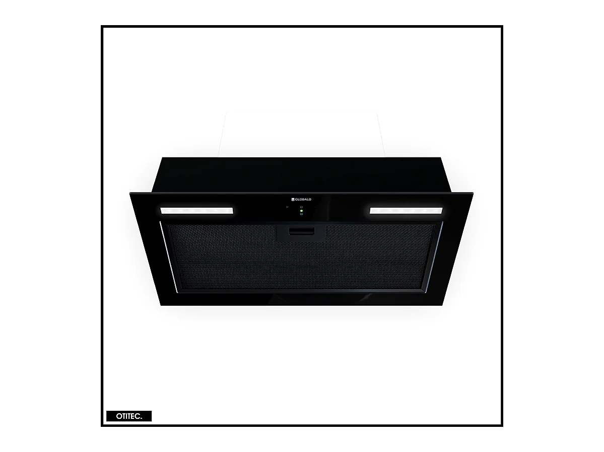 Hotte Casquette Aspirante Silencieuse - 60 cm - 445 m3/h - PIMOTION GEST - Noir