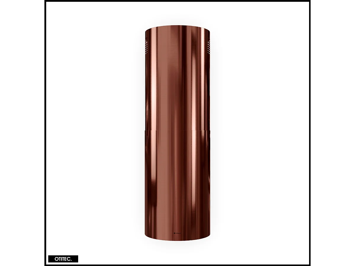 Hotte Îlot Aspirante Silencieuse - 39 cm - 570 m3/h - LOBELIO - Vin Cuivre