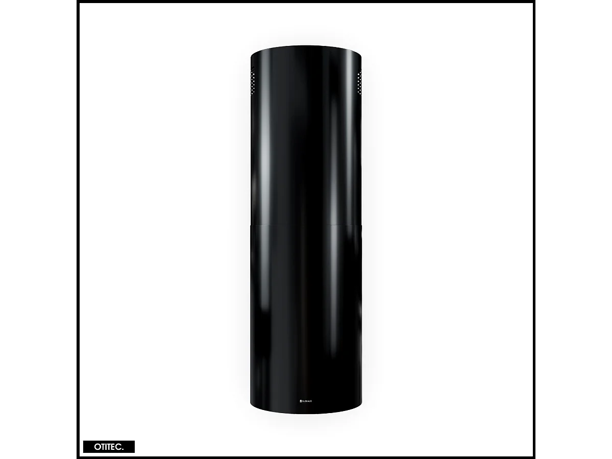 Hotte Îlot Aspirante Silencieuse - 39 cm - 570 m3/h - LOBELIO - Noir