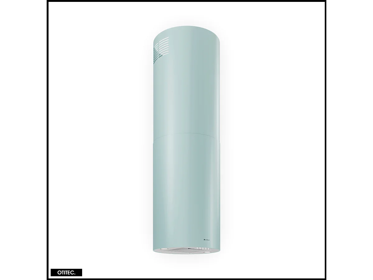 Hotte Îlot Aspirante Silencieuse - 39 cm - 570 m3/h - LOBELIO - Menthe