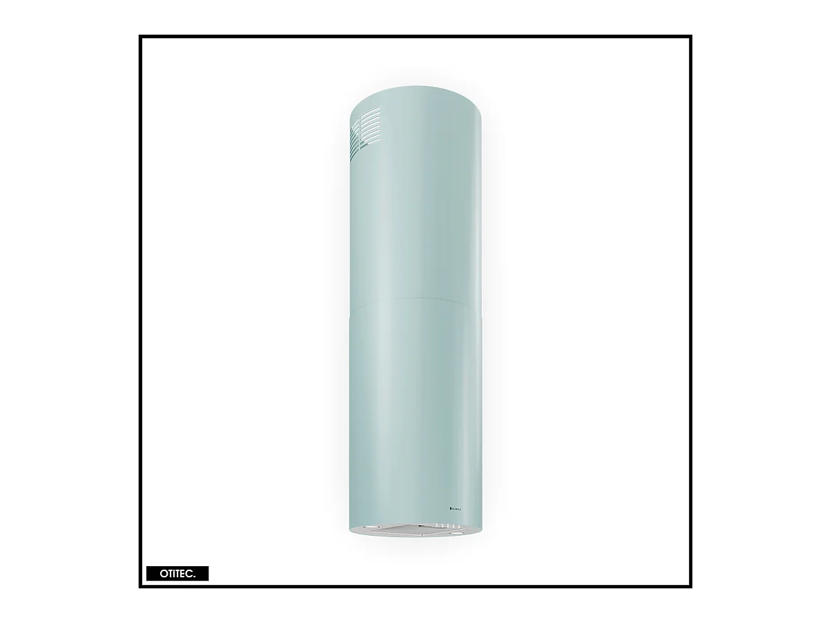 Hotte Îlot Aspirante Silencieuse - 39 cm - 570 m3/h - LOBELIO - Menthe