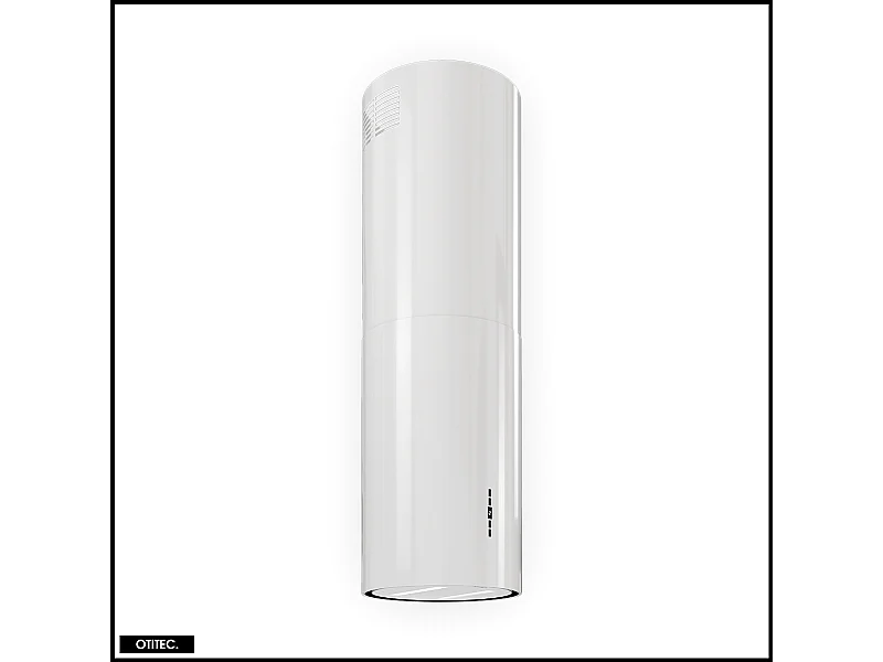 Hotte Îlot Aspirante Silencieuse - 39 cm - 715 m3/h - WERENISO - Blanc