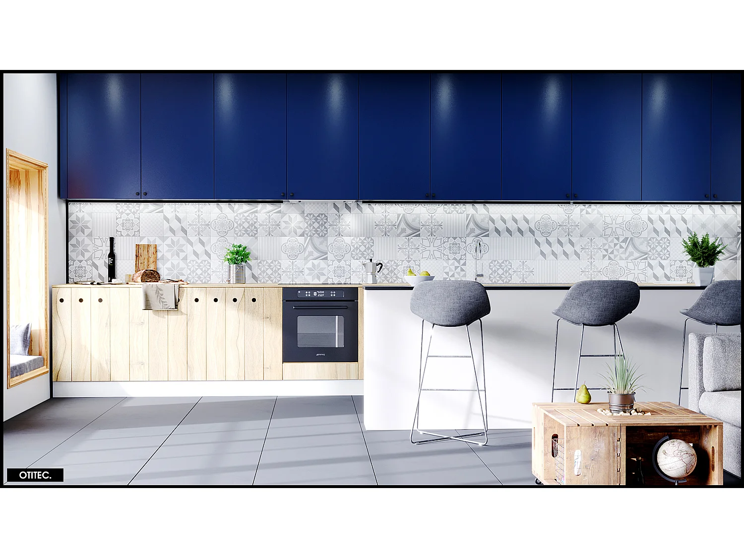 Hotte Casquette Aspirante Silencieuse - 60 cm - 525 m3/h - RETIO - Blanc