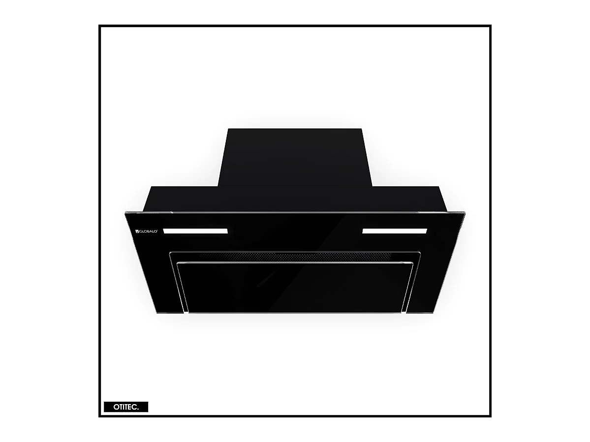 Hotte Casquette Aspirante Silencieuse - 60 cm - 562 m3/h - GINGERO - Noir