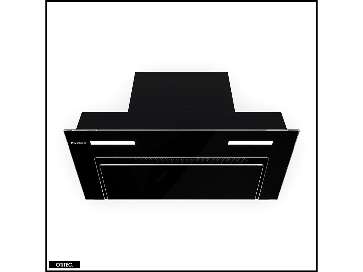 Hotte Casquette Aspirante Silencieuse - 60 cm - 562 m3/h - GINGERO - Noir