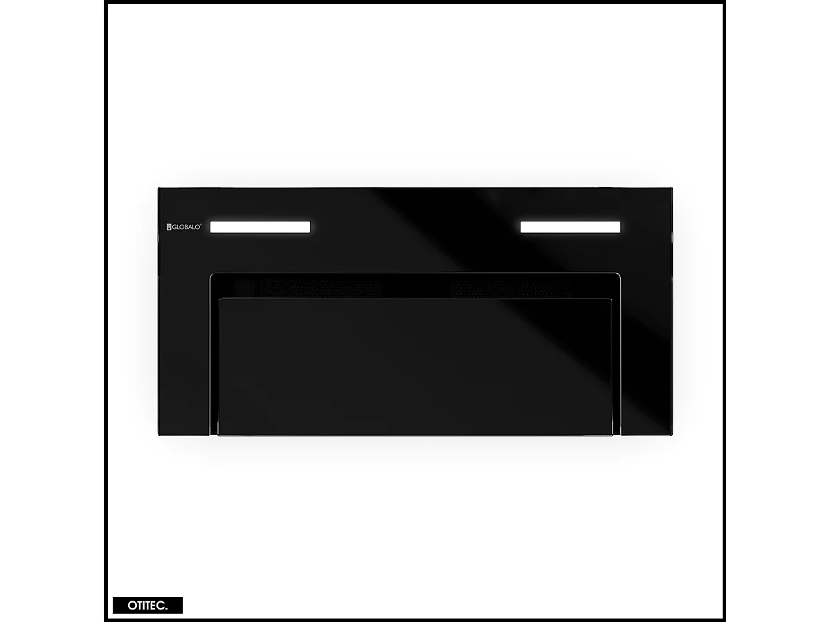 Hotte Casquette Aspirante Silencieuse - 60 cm - 562 m3/h - GINGERO - Noir