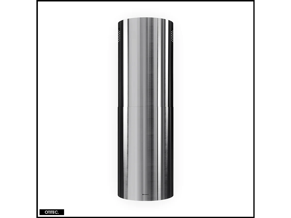 Hotte Îlot Aspirante Silencieuse - 39 cm - 570 m3/h - LOBELIO - Inox