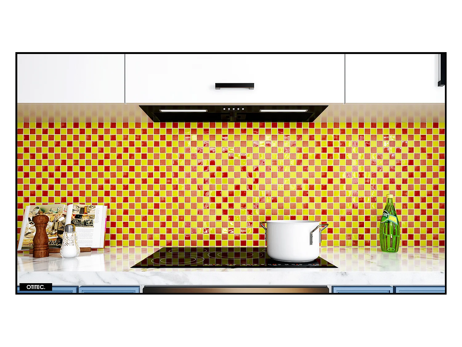 Hotte Casquette Aspirante Silencieuse - 80 cm - 330 m3/h - HADARIO - Noir