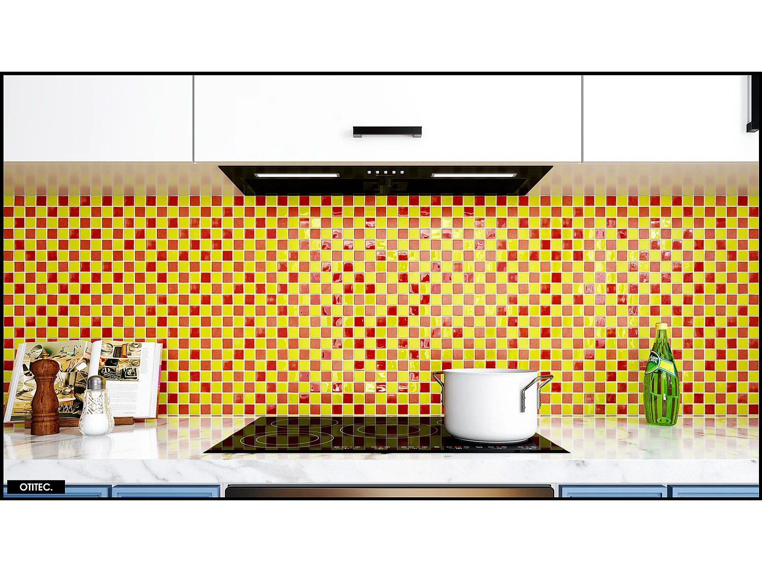 Hotte Casquette Aspirante Silencieuse - 80 cm - 330 m3/h - HADARIO - Noir