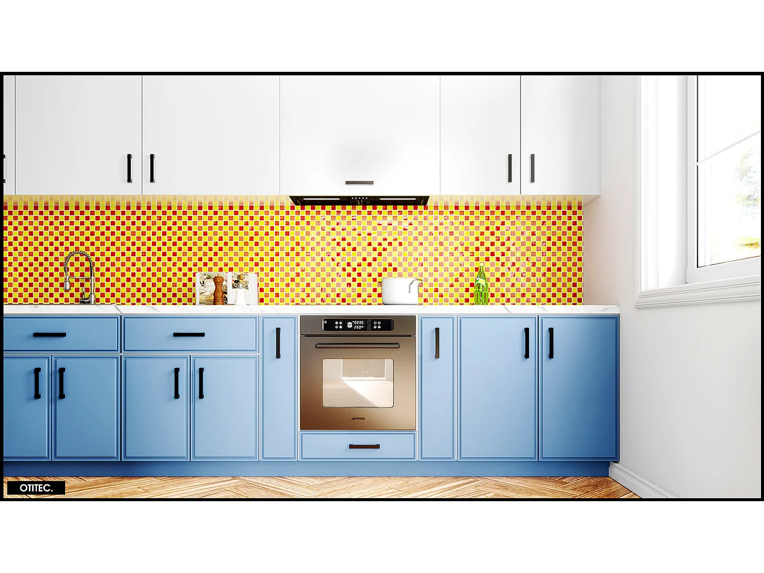 Hotte Casquette Aspirante Silencieuse - 80 cm - 330 m3/h - HADARIO - Noir