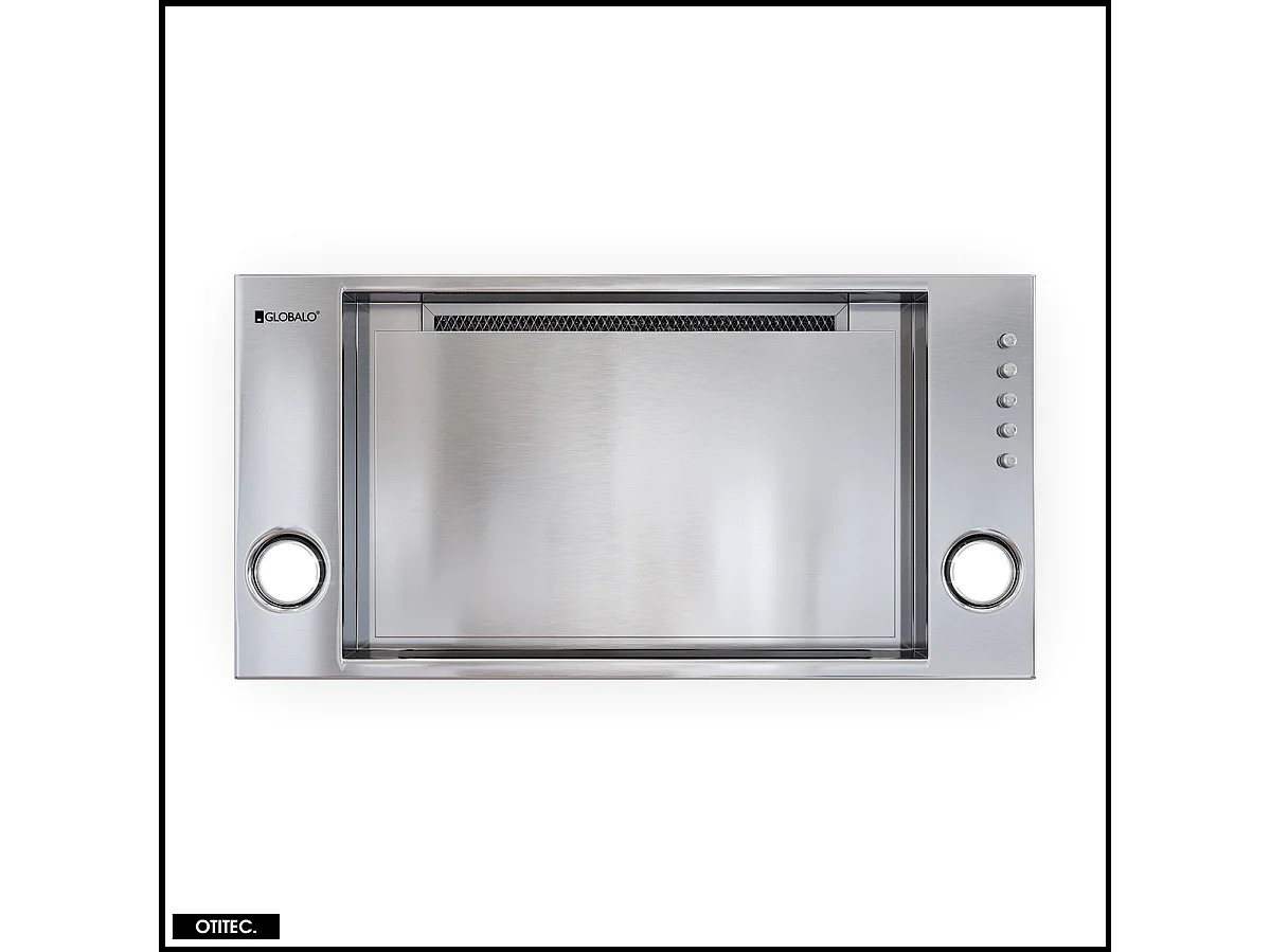 Hotte Casquette Aspirante Silencieuse - 60 cm - 525 m3/h - RETIO - Inox
