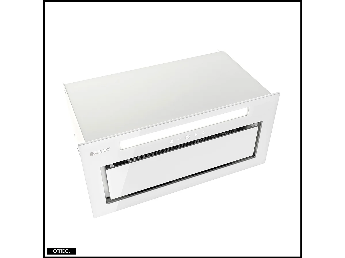 Hotte Casquette Aspirante Silencieuse - 60 cm - 525 m3/h - LOTEO - Blanc