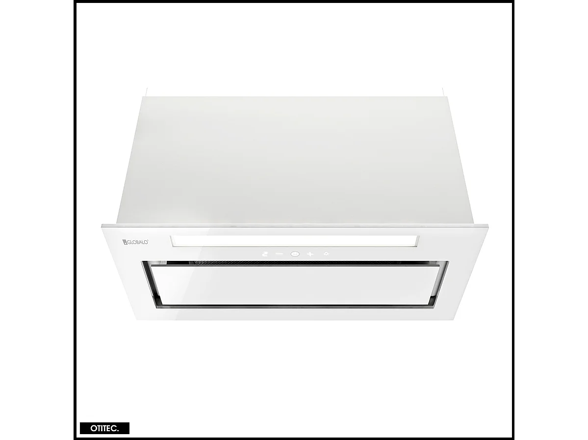 Hotte Casquette Aspirante Silencieuse - 60 cm - 525 m3/h - LOTEO - Blanc