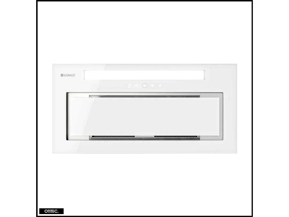 Hotte Casquette Aspirante Silencieuse - 60 cm - 525 m3/h - LOTEO - Blanc
