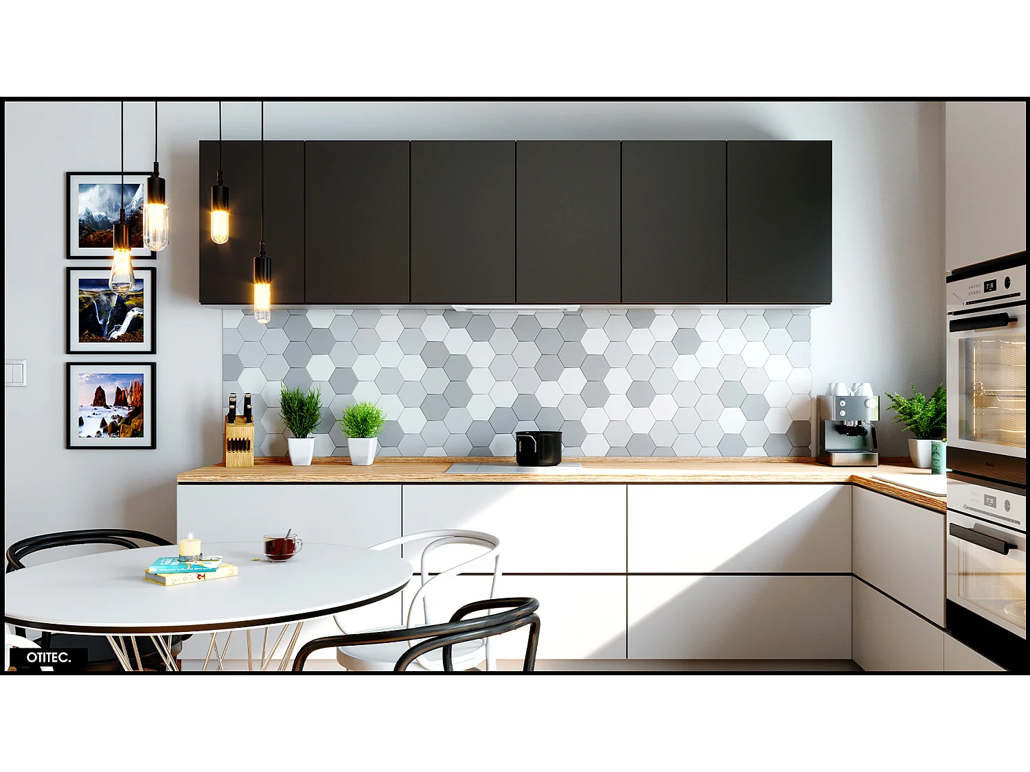 Hotte Casquette Aspirante Silencieuse - 60 cm - 575 m3/h - AGENDERO - Blanc