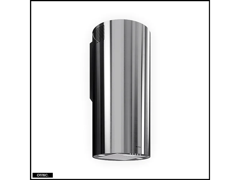 Hotte Murale Aspirante Silencieuse - 39 cm - 570 m3/h - LOBELIO - Inox