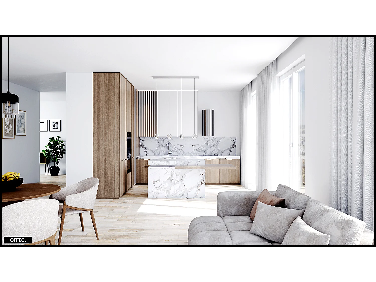 Hotte Murale Aspirante Silencieuse - 39 cm - 570 m3/h - LOBELIO - Inox