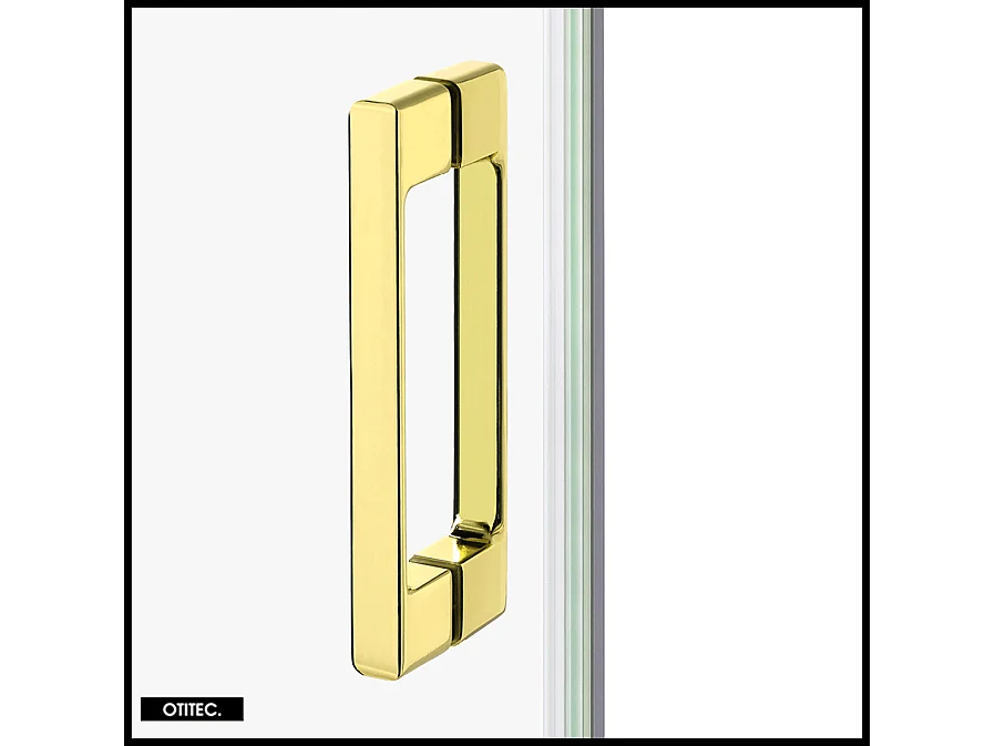 Porte de Douche avec Paroi Latérale (ouverture depuis l'angle) - 150 x 80 x 200 - OR LÉGER - PRIME - GAUCHE