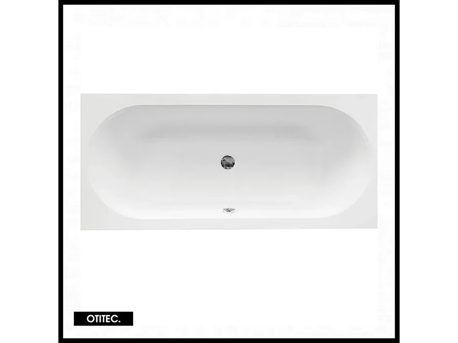 Baignoire Droite sans Tablier - 180 x 80 cm - VITAE SANS TABLIER - REPOSE-TÊTE OFFERT