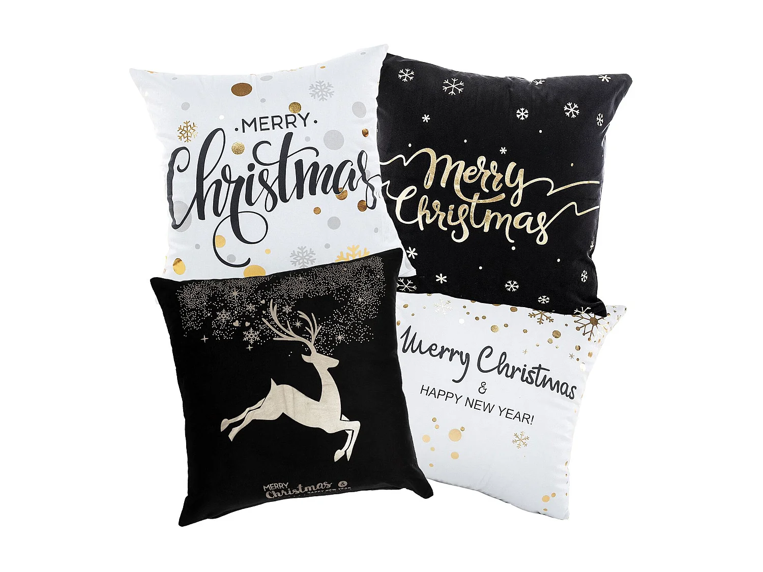 HOUSSE DE COUSSIN DE NOËL BC05 45X45 WHITE