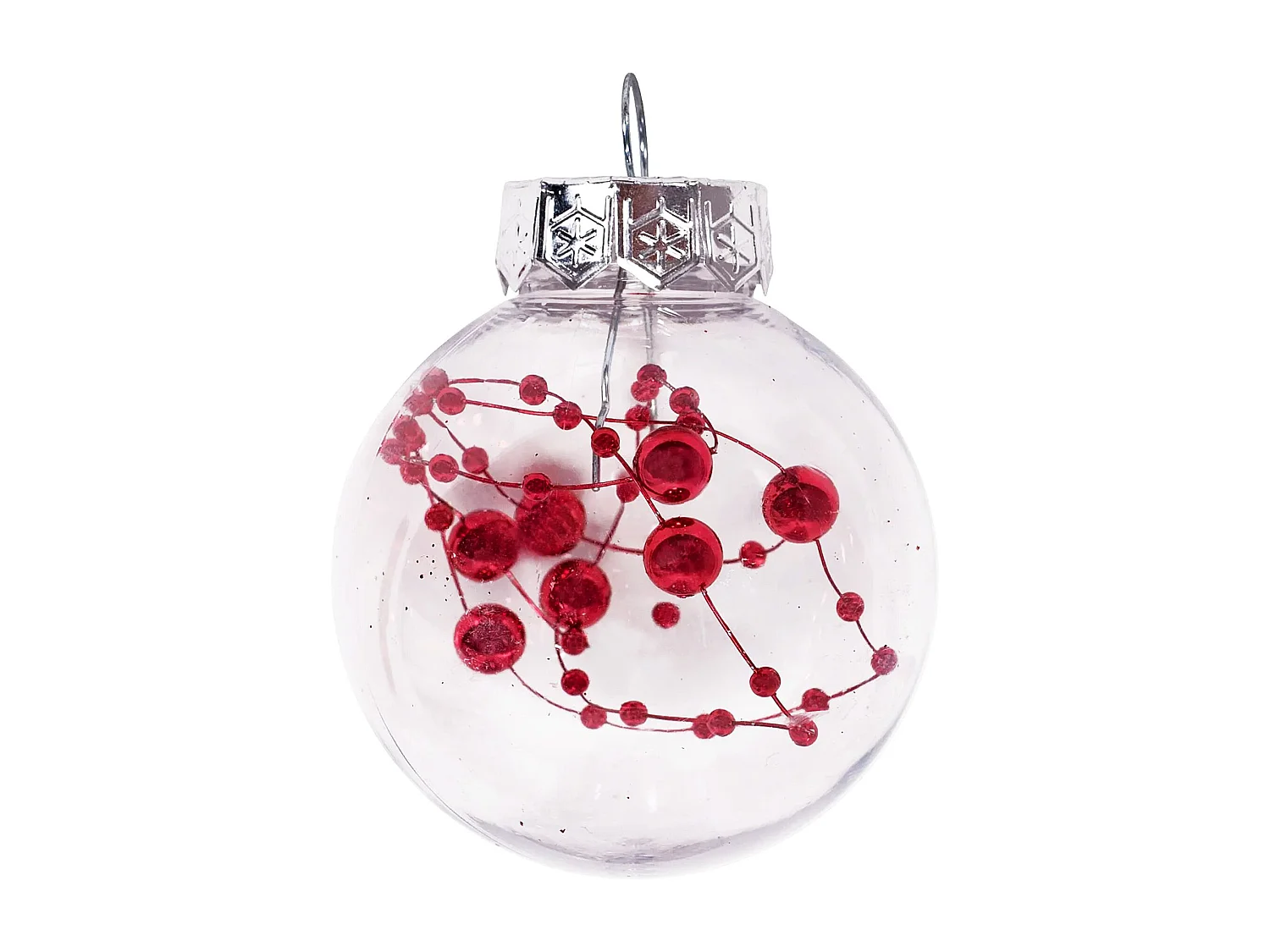 BOULES DE NOËL SYSD1688-088 24 PCS ROSE