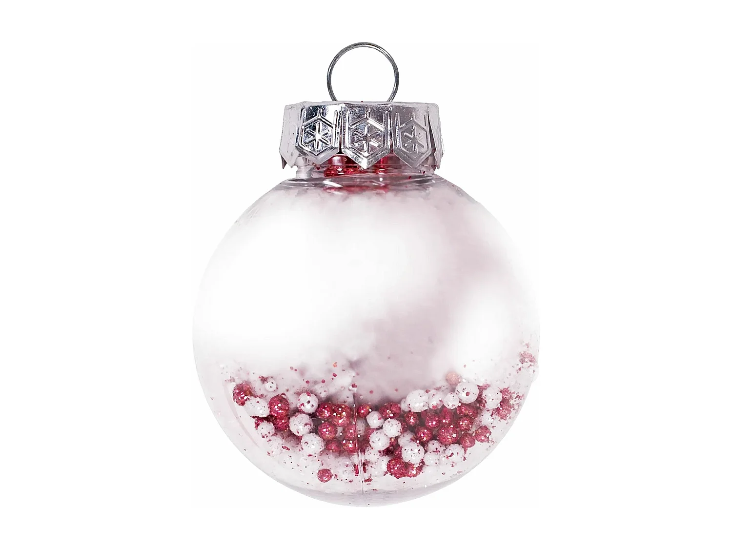 BOULES DE NOËL SYSD1688-088 24 PCS ROSE