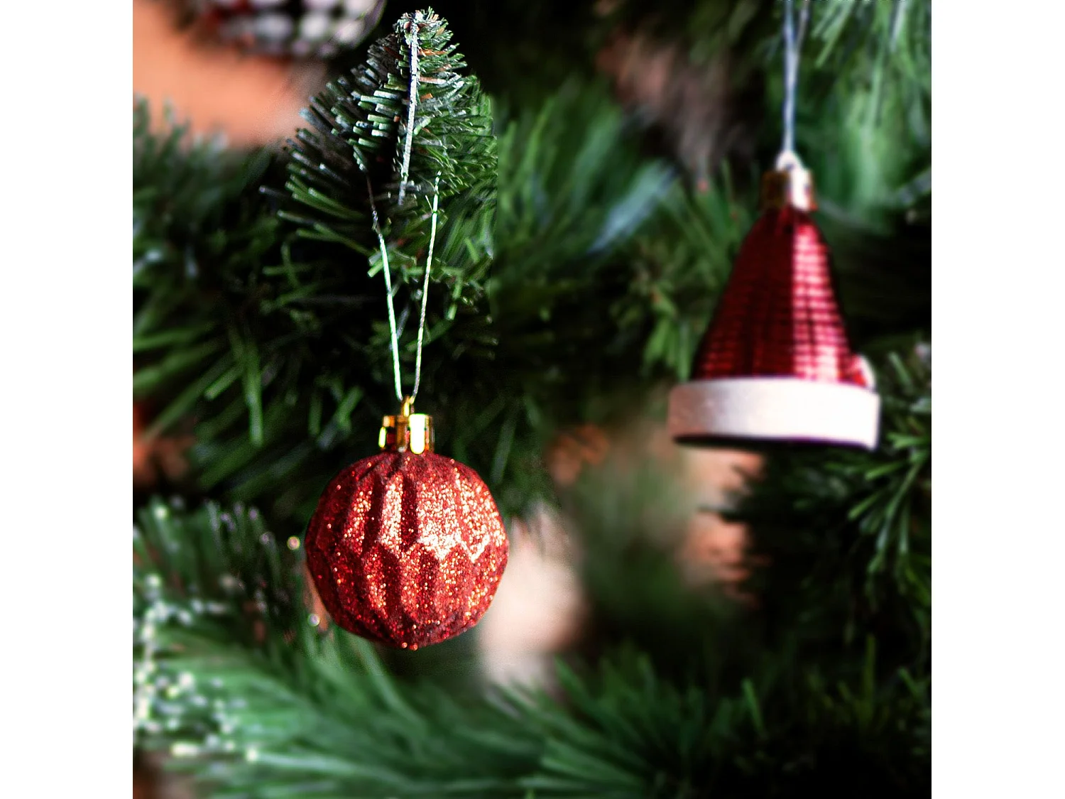 BOULES DE NOËL SYSD1688-195 41PCS ROUGE BLANC