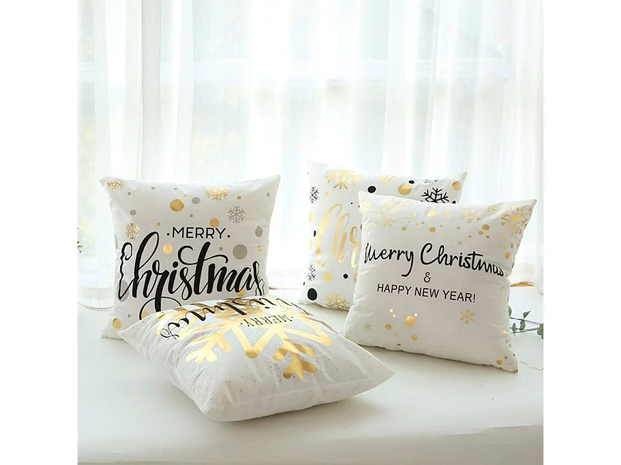 HOUSSE DE COUSSIN DE NOËL  BC06 45X45 WHITE
