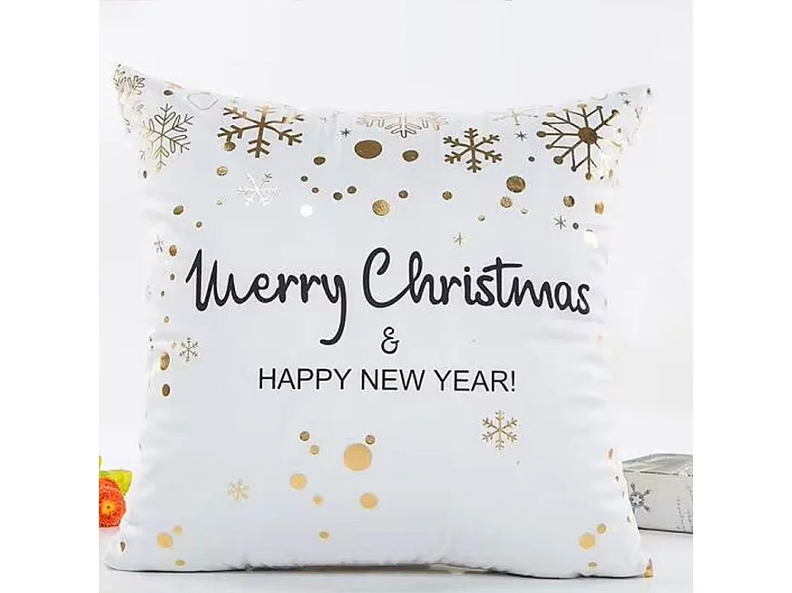 HOUSSE DE COUSSIN DE NOËL  BC06 45X45 WHITE