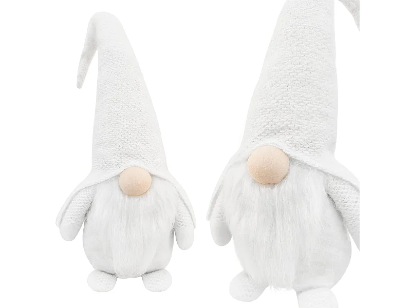 GNOME DE NOËL YX068 50CM BLANC