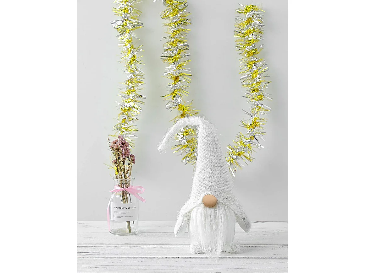 GNOME DE NOËL YX068 50CM BLANC