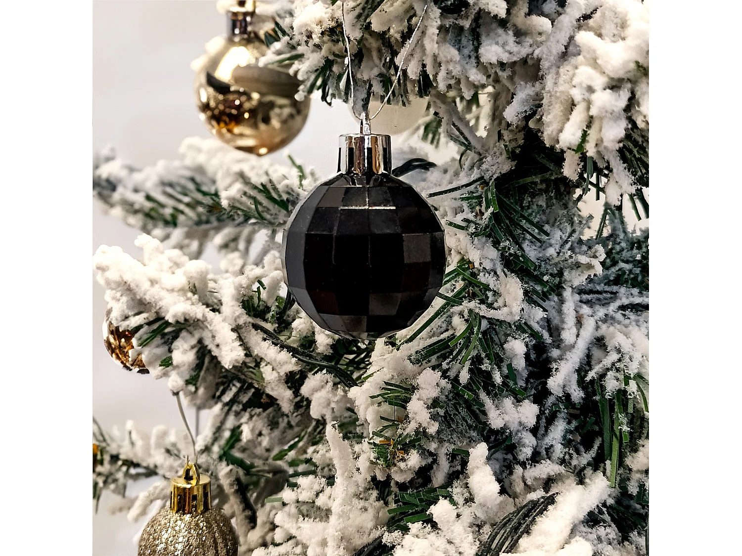 BOULES DE NOËL  SYSD1688-033 34 PCS NOIR