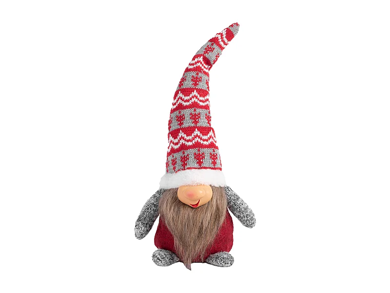 GNOME DE NOËL  YX066 30CM DARK RED