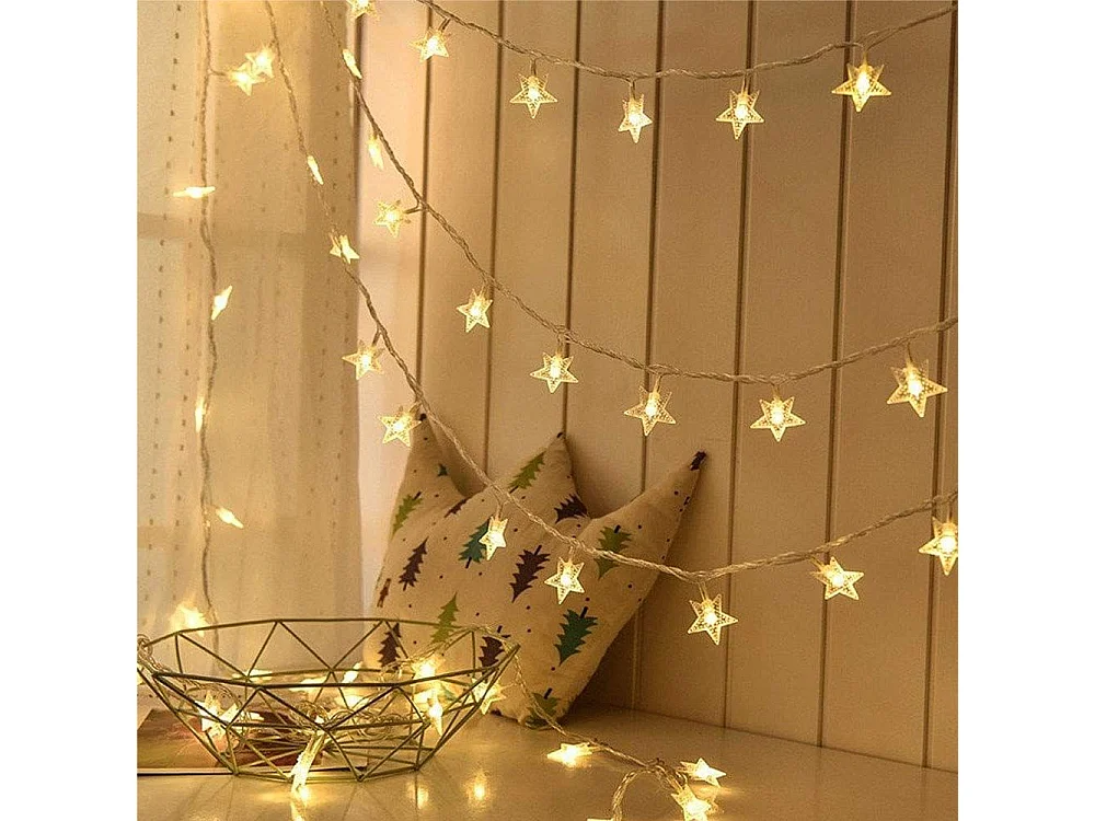 GUIRLANDE LUMINEUSE DE NOËL ÉTOILE LED 391020  LIGHT GOLD