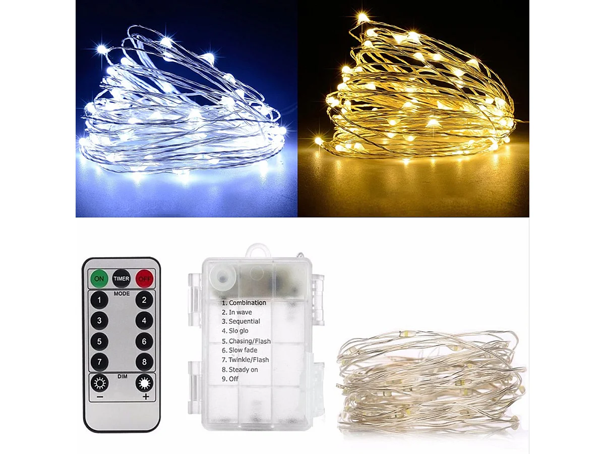 RIDEAU LUMINEUX LED 311334 300 DIOS 3X3M BLANC