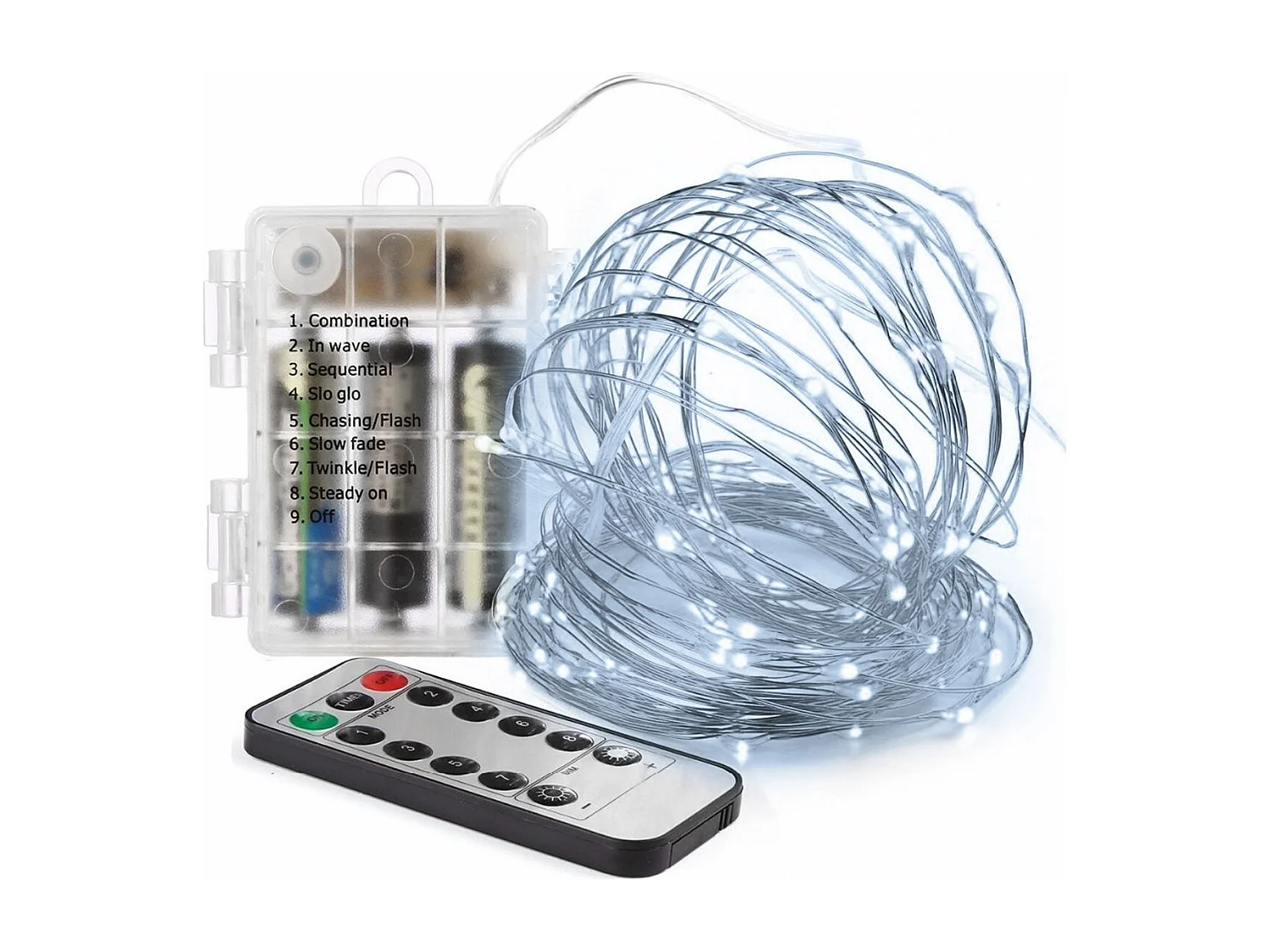 RIDEAU LUMINEUX LED 311334A 300 DIOS 3X3M BLANC